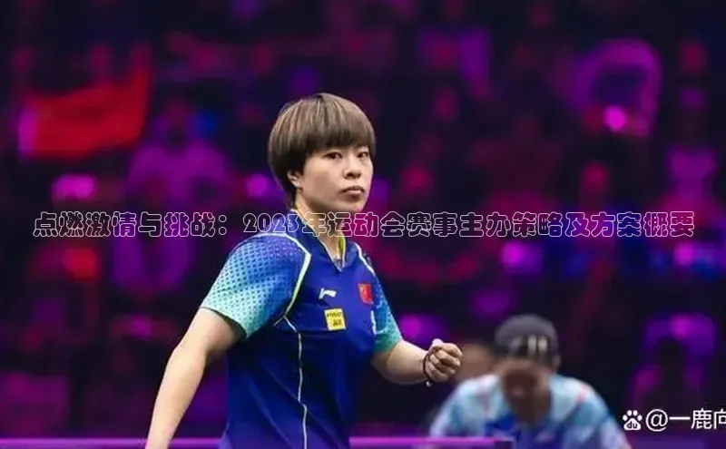 点燃激情与挑战：2023年运动会赛事主办策略及方案概要